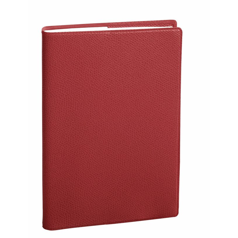 3371010514762-Quo Vadis - Agenda - 2025 - Plain - Mensuel - Français - Impala - Rouge - 12 mois de janvier à décembre - 10x15 cm - Papier Clairefontaine blanc - Fabri--0