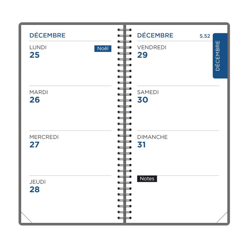 3147280295362-Agenda Oxford Voyage Visio + Intégral - 1 semaine sur 2 pages - 9x17 cm - disponible dans différents m--1