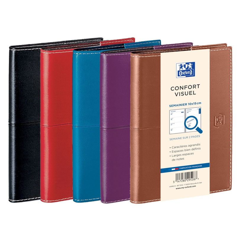 3147280295287-Agenda Oxford Voyage Visio + Intégral - 1 semaine sur 2 pages - 10x15 cm - disponible dans différents m--0