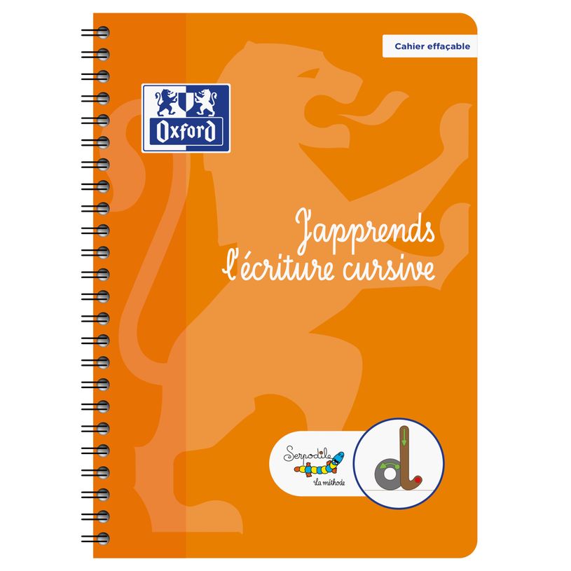 9791090155008-Serpodile - Cahier d'apprentissage en ecriture cursive  - format A5 (148x210) - 78 pages--0