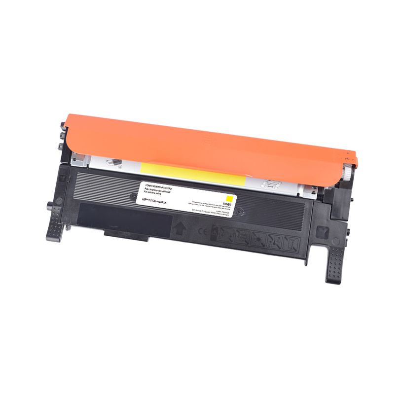 3584770912673-Cartouche laser remanufacturée HP 117A - jaune - Uprint--1