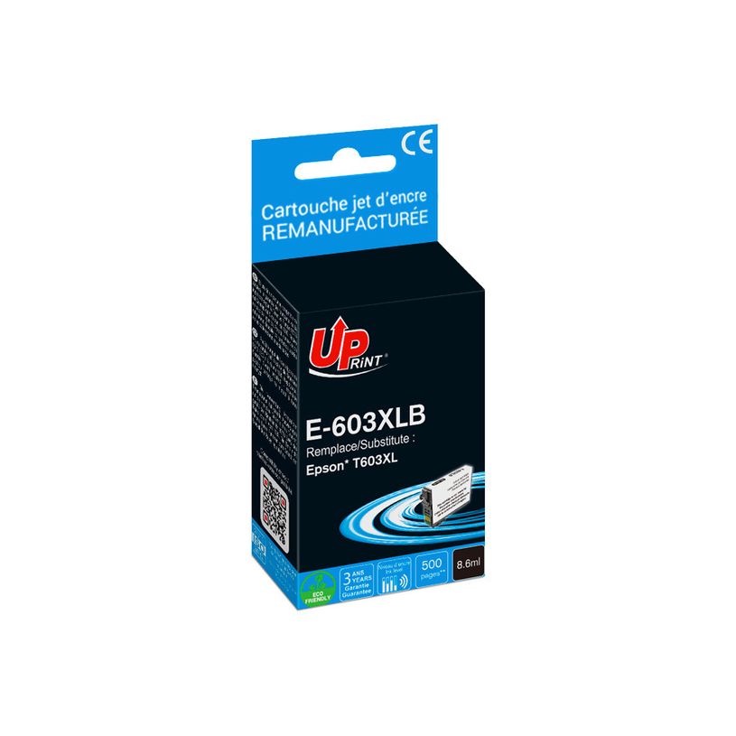3584770904975-Cartouche remanufacturée Epson 603XL Etoile de mer - noir - Uprint--0