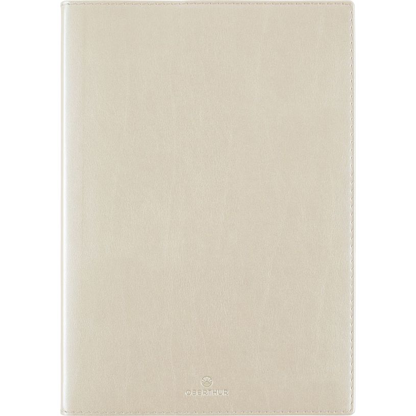 3664447230023-Agenda Feroe - la semaine sur 1 page et une page de note - 15 x 21 cm - or - Oberthur--0