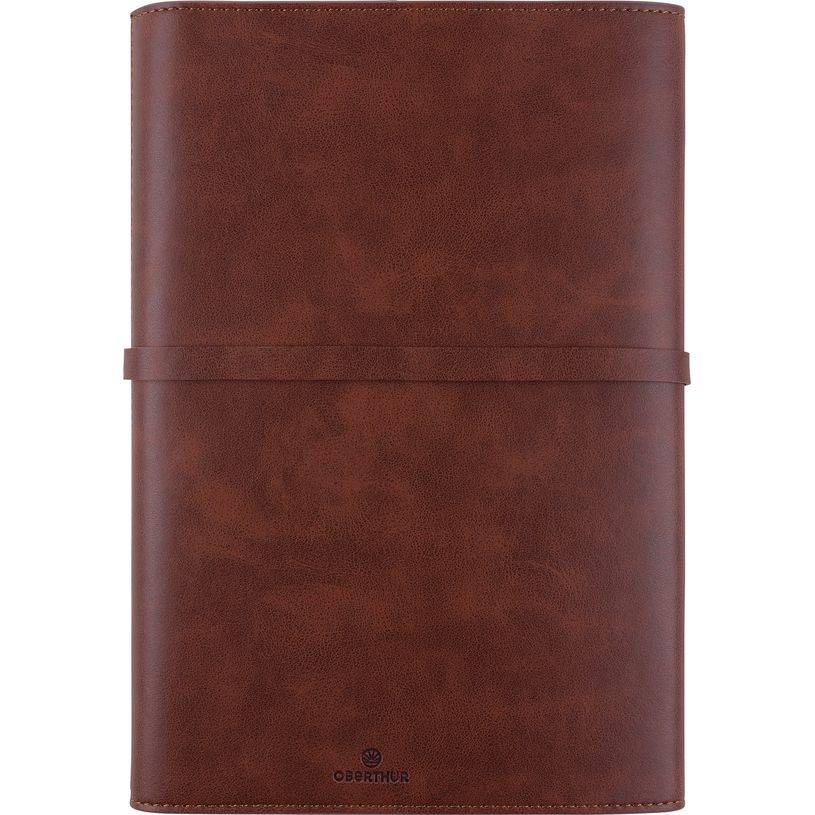 3664447208114-Agenda à spirale Canyon - 1 semaine sur 2 pages - 17 x 24,5 cm - marron - Oberthur--0