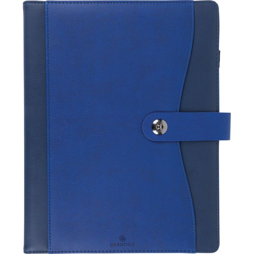 3664447228273-Agenda à spirale Davos - 1 semaine sur 2 pages - 22 x 28 cm - bleu - Oberthur--0