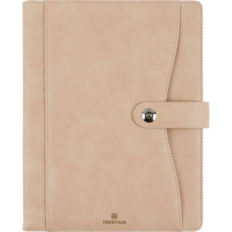 3664447208169-Agenda à spirale Davos - 1 semaine sur 2 pages - 22 x 28 cm - beige - Oberthur--0