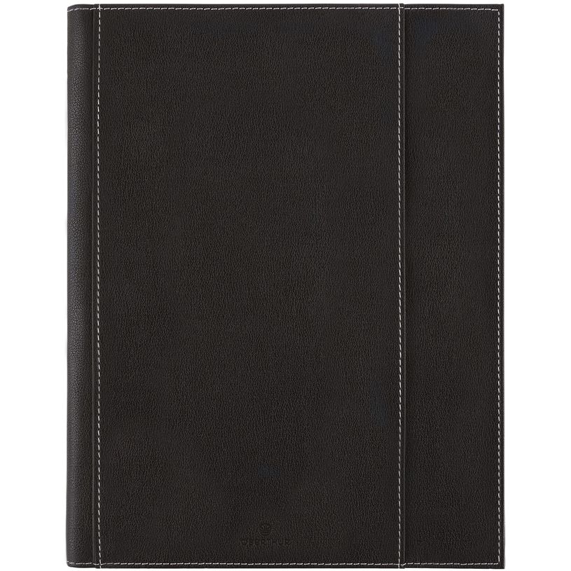 3664447204338-Agenda à spirale Burgos - 1 semaine sur 2 pages - 22 x 28 cm - noir - Oberthur--0