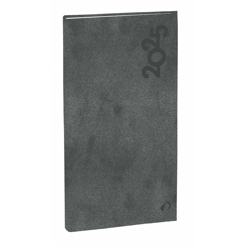 3371010516230-Quo Vadis - Agenda - 2025 - Italnote B - Semainier Horizontal - Français - Gaïa - Gris - 12 mois et 1/2 de mi-décembre à décembre - 8,8x17 cm - Papier Clairefontaine -P_405187224_3-0
