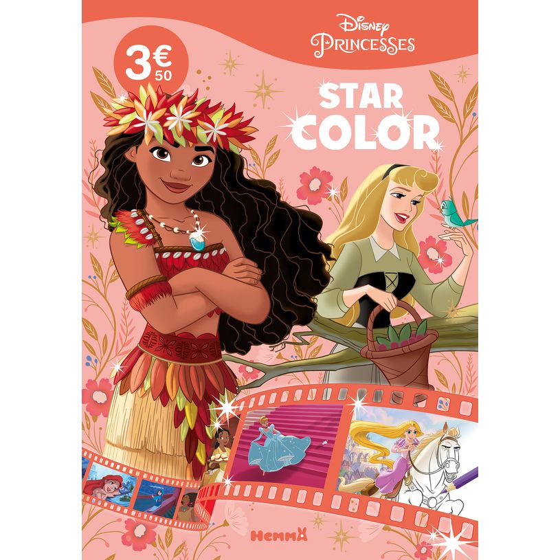9782508057991-Disney princesses - star color (vaiana et aurore)-P_405187374_1-0