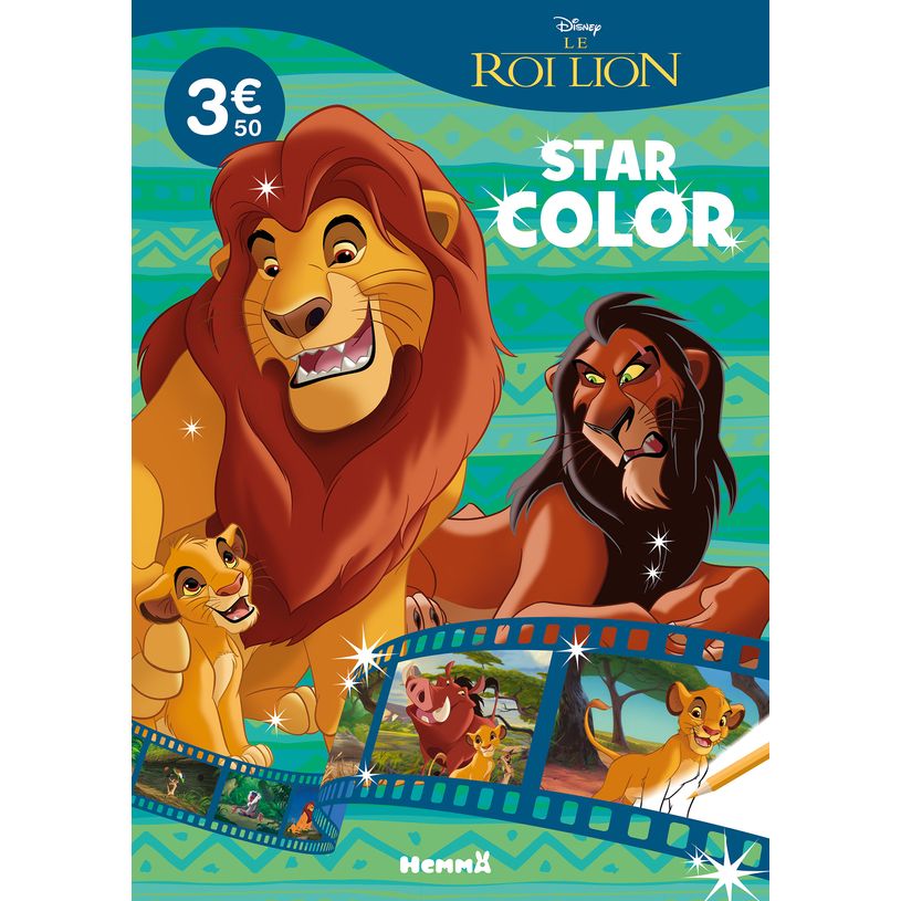 9782508058042-Disney le roi lion - star color (simba, mufasa etscar)-P_405187379_1-0