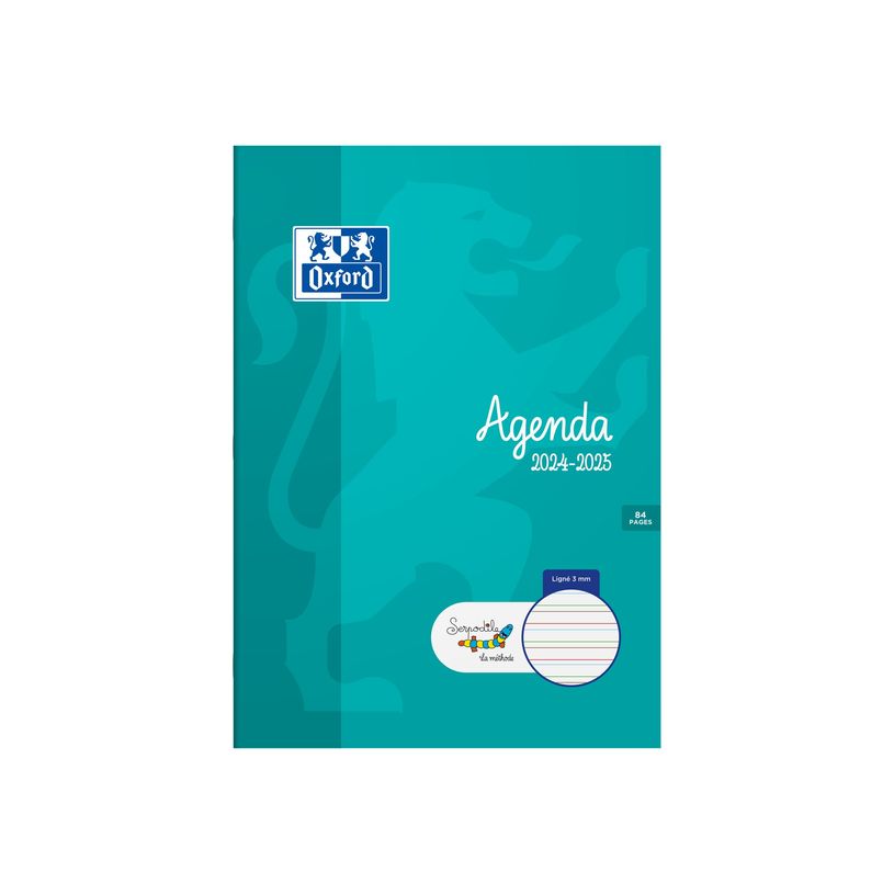 3020120253909-Oxford Serpodile - Agenda - 2024-2025 - semainier - A4 - 84 pages - L3MM-P_405187455_3-0