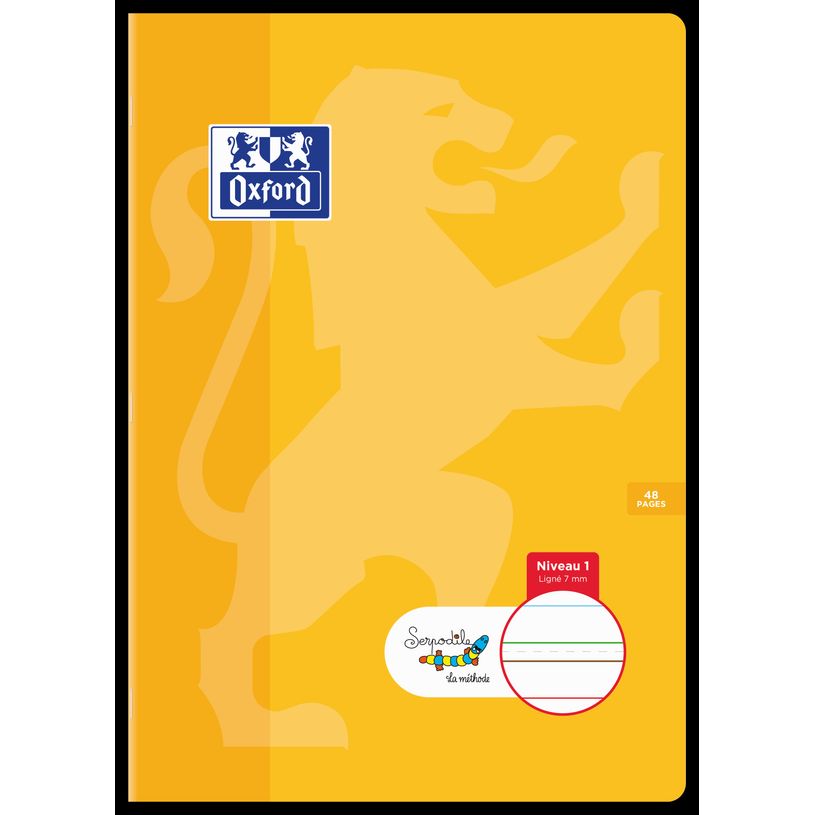 9791090155121-Serpodile Niv1 - Cahier de notes - reliure cousue - A4 - 24 feuilles / 48 pages - ligné-P_405187461_3-0
