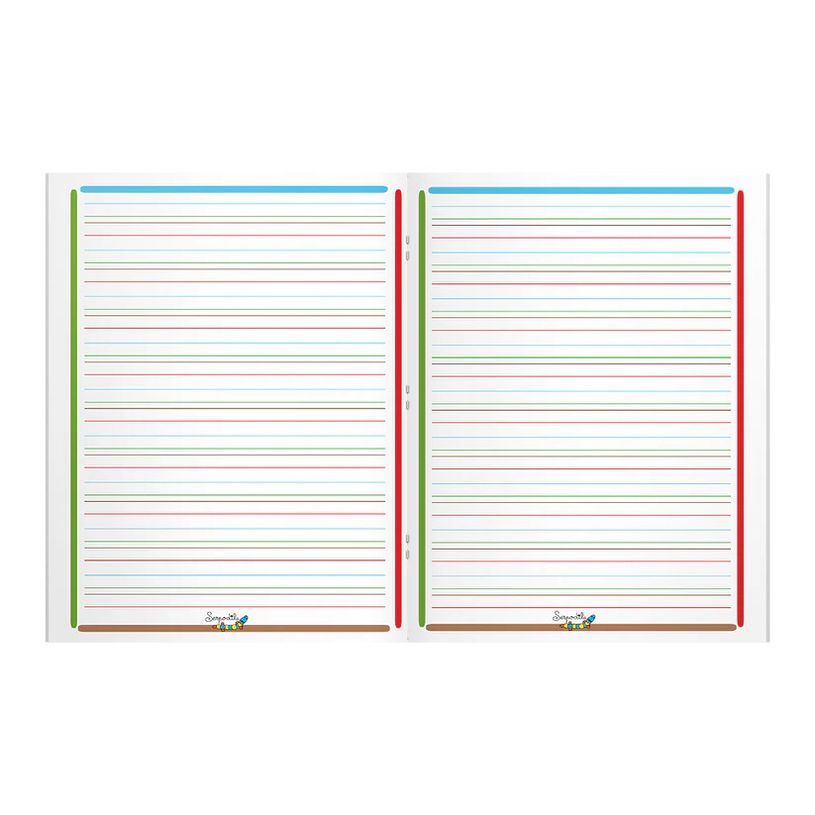 9791090155374-Serpodile - Cahier de notes - reliure cousue - 170 x 220 mm - 24 feuilles / 48 pages - lig-P_405187466_2-1