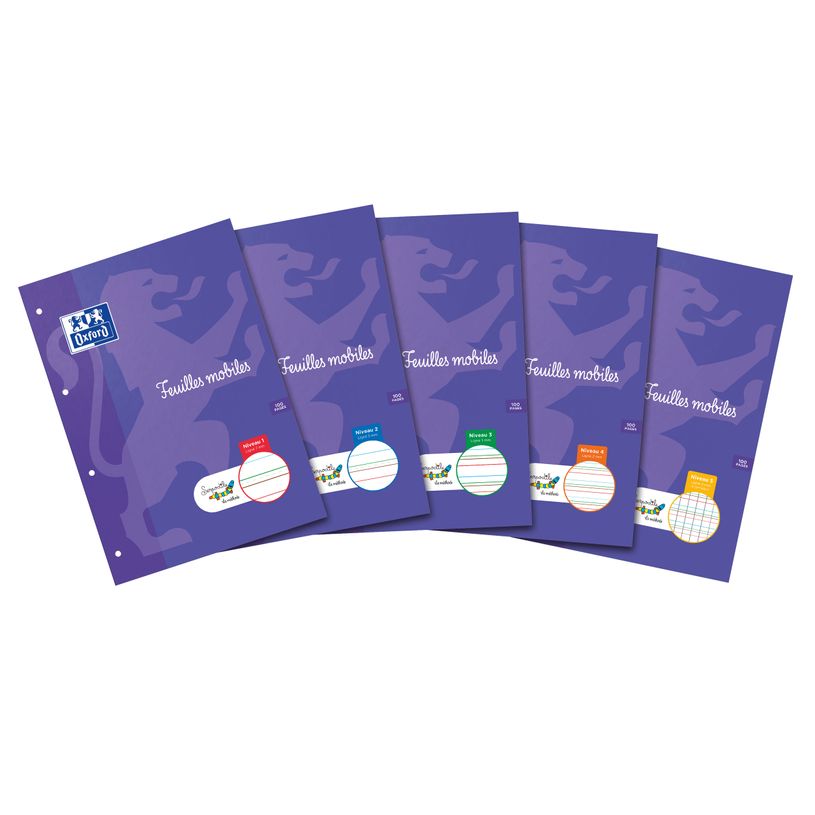 9791090155268-Serpodile - Feuilles mobiles - perforées - A4 - 50 feuilles / 100 pages - Ligné 2MM-P_405187470_1-0