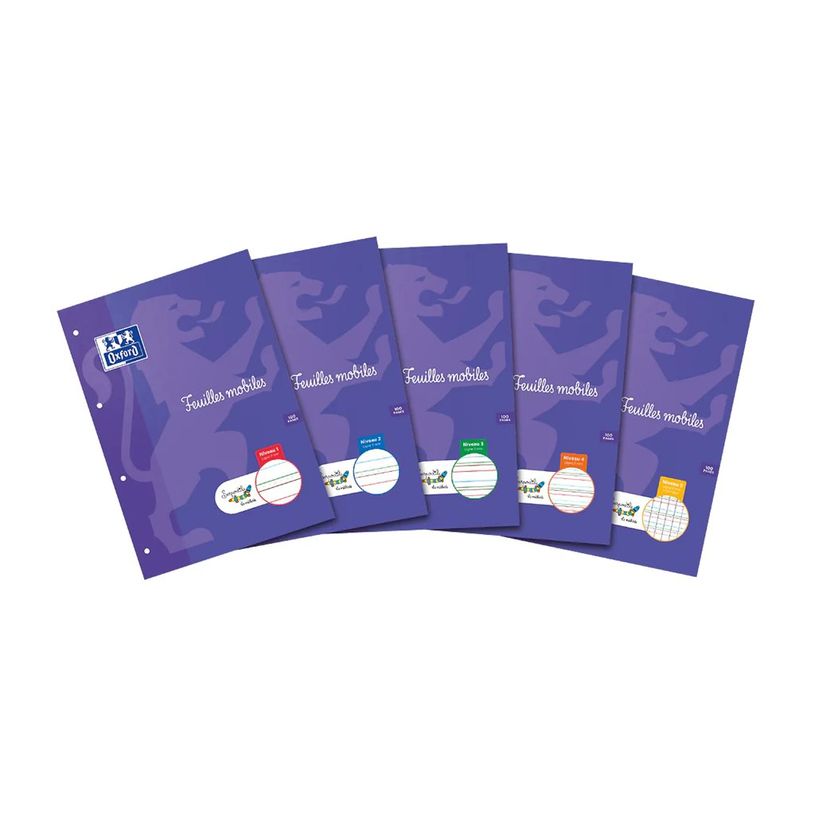 9791090155206-Serpodile - 50 feuilles mobiles Dys perforées - 100 pages - A4 - ligné 7 mm-P_405187473_4-2