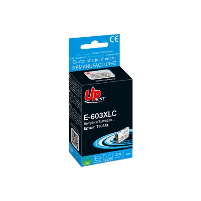 3584770904982-Cartouche remanufacturée Epson 603XL Etoile de mer - cyan - Uprint-P_405187492_1-0