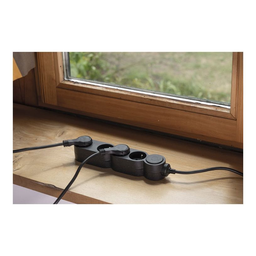 3545411896561-zenitech Home Green - Multiprises avec 4 prises 16A + interupteur -  3680 Watt - 1.5 m cor-P_405187527_2-3