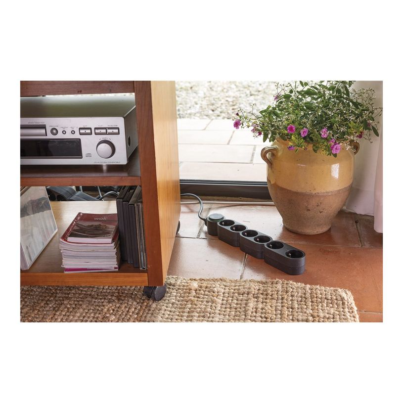 3545411896585-zenitech Home Green - Multiprises avec 6 prises 16A + interupteur -  3680 Watt - 1.5 m cor-P_405187528_1-2