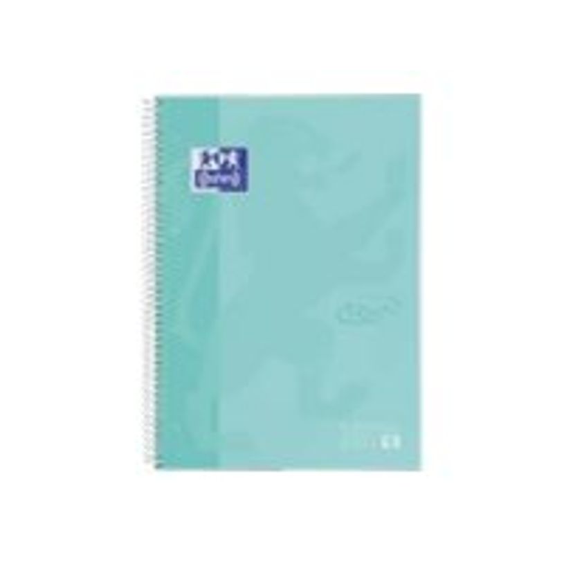 8412771051570-Oxford Touch' EuropeanBook Multiasignatura - Cahier de notes - reliure à spirale - A4 Plus - 120 feuilles / 240 pages - pointillé - pastel menthe glacée, baby blue, pastel lavender, flami-P_405187938_1-0