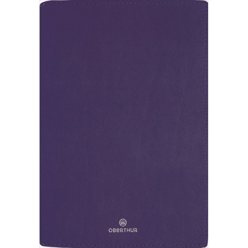 3664447182513-Agenda Feroe - la semaine sur 1 page et une page de note - 15 x 21 cm - violet - Oberthur-P_405187978_1-0