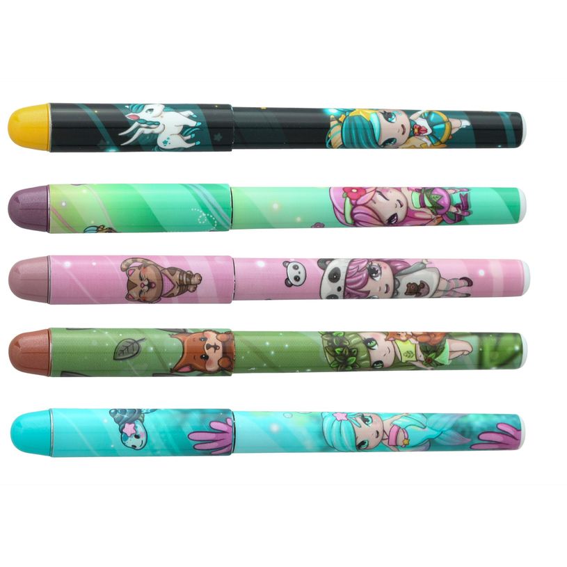 3173740251111-Plumink plastique INK "Feeribizz" 5 designs assortis --0