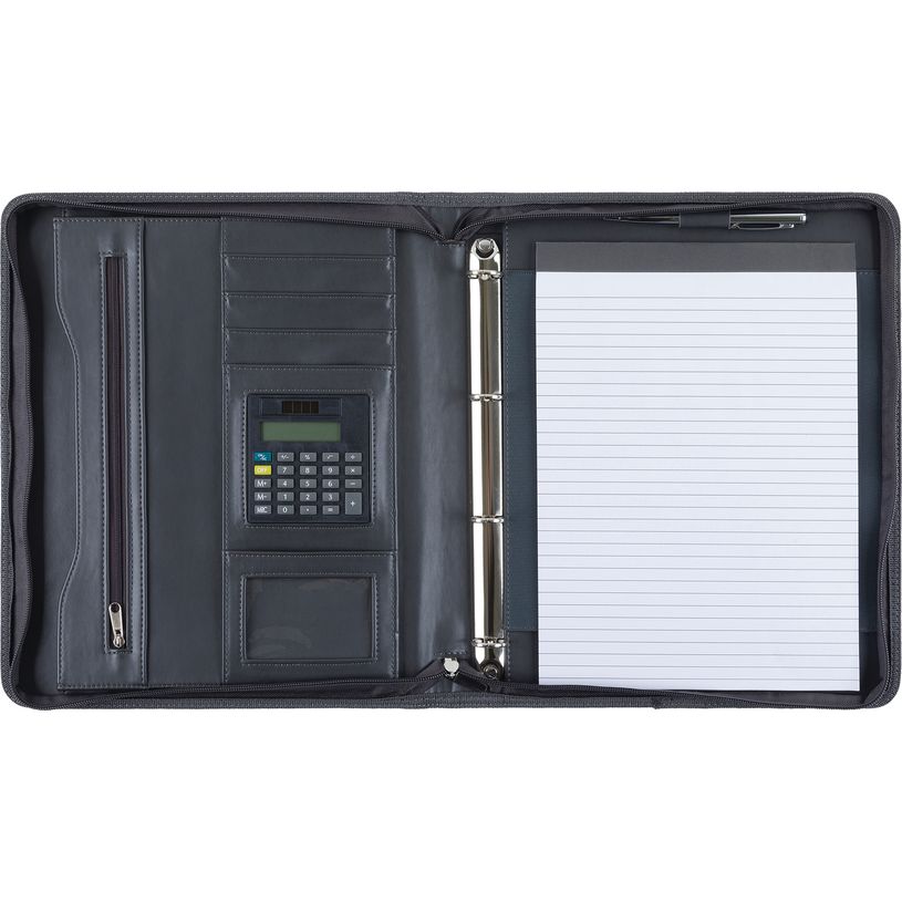 3664447185507-Oregon - conférencier a4 zippé - anneaux amovibles - poignée--1