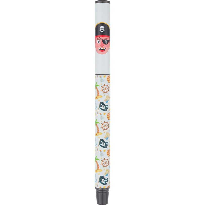 3664447169880-Stylo roller a cartouche Marin - 5 decors assortis- Oberthur--5