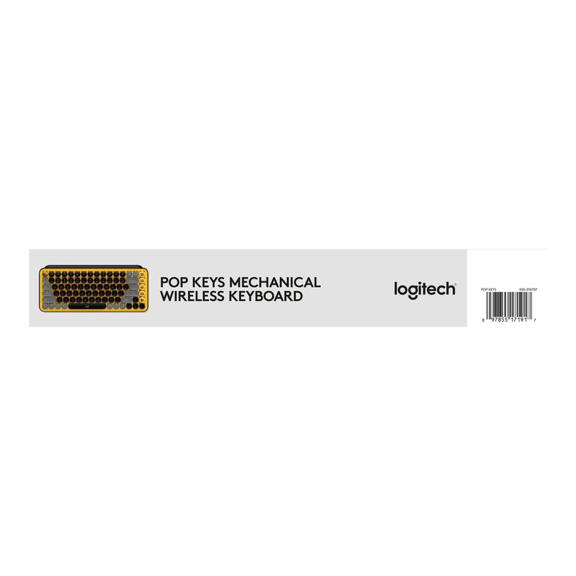 5099206101142-Logitech POP Keys - Clavier - sans fil - Bluetooth LE, Bluetooth 5.1 - Français - Brown-P_405188010_13-12