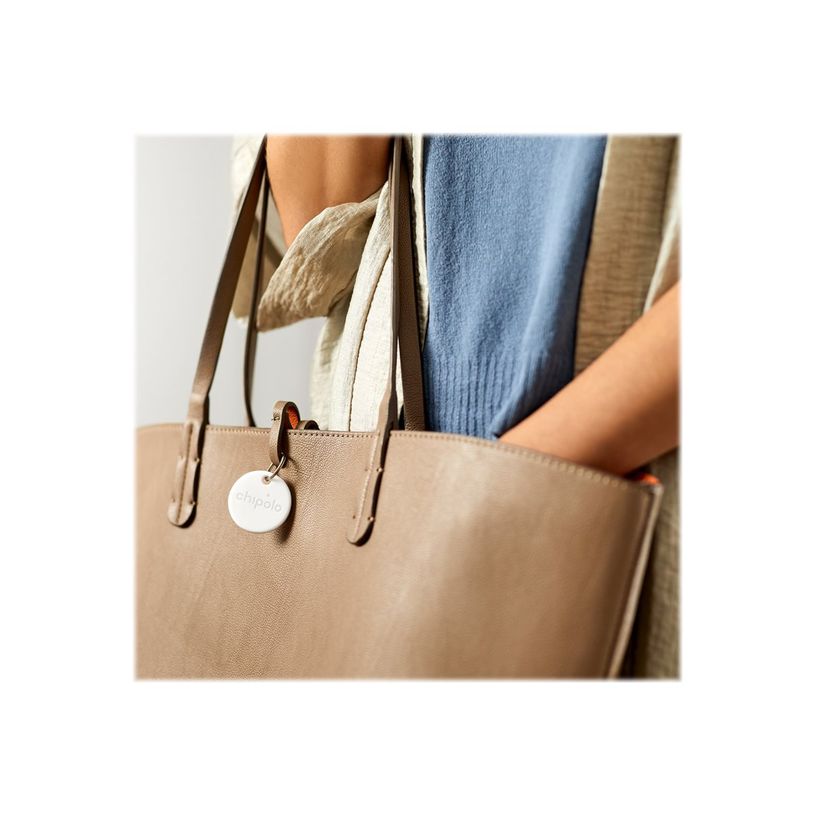 0850006043712-Chipolo ONE - Balise de sécurité sans fil pour téléphone portable - blanc-P_405188329_1-2