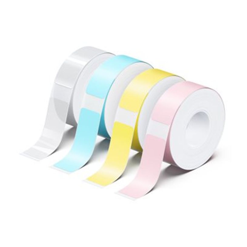 3584770436988-Uprint - 4 rouleaux de 180 étiquettes pour étiqueteuse Stick Easy UP21 - transparent et -P_405188505_2-3