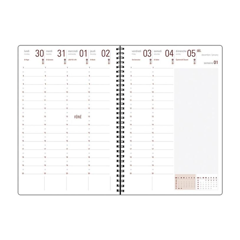 3664447208459-Agenda spiralé Galway - 1 semaine sur 2 pages - 19 x 24,5 cm - bleu marine - Oberthur-P_405188524_1-1