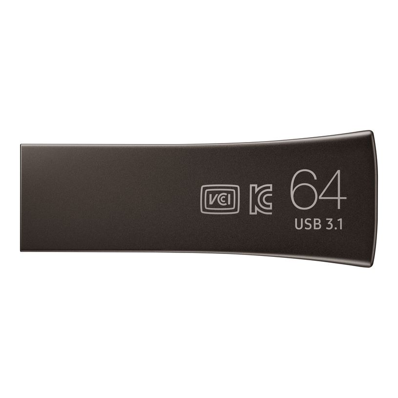 8801643230739-Samsung BAR Plus MUF-64BE4 - Clé USB 64 Go - USB 3.1 Gen 1 - gris-P_405188565_1-0