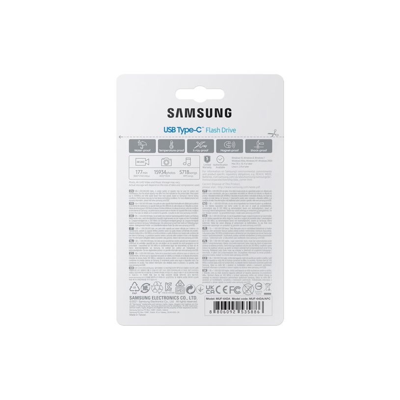 8806092535886-Samsung MUF-64DA - Clé USB 64 Go - USB-C 3.2 Gen 1 - bleu-P_405188568_2-2