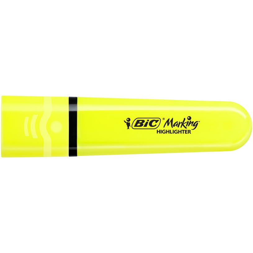 3086123737433-BIC Marking Highlighter - Surligneur - 1.2-4.6 mm - jaune fluo-P_405188609_1-0