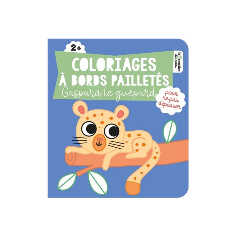 9782017203766-Coloriages à bords pailletés - Gaspard le guépard - par Grandgirard Mélanie-P_405188618_2-0