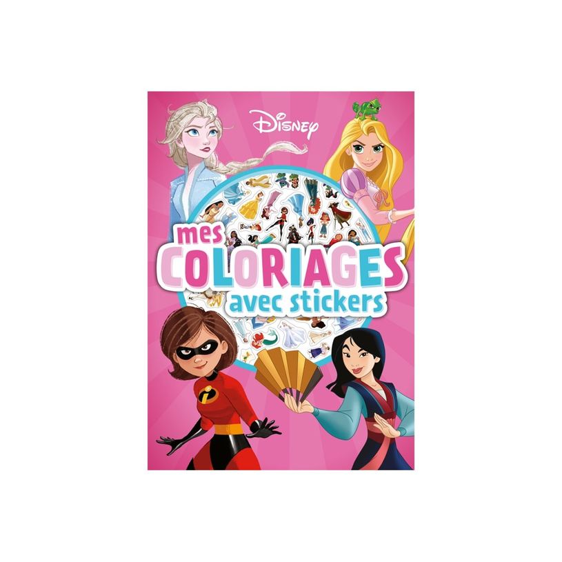 9782017261889-Mes Coloriages avec stickers - Girl Power - Disney-P_405188656_4-0