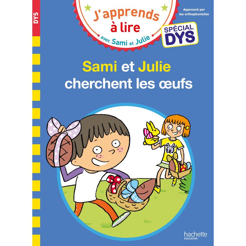 9782017220336-Sami et Julie- Spécial DYS (dyslexie)  Sami et Julie cherchent les oeufs--0