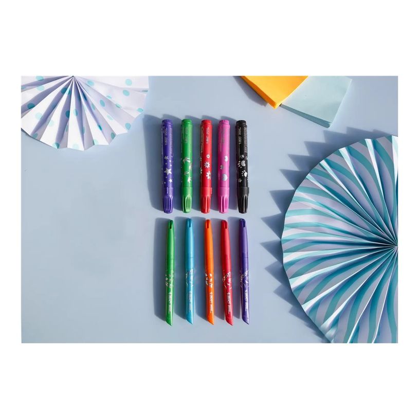3086123737617-BIC KiDS Temporary Tattoo - Marqueur - non permanent - couleurs assorties-P_405188808_5-2