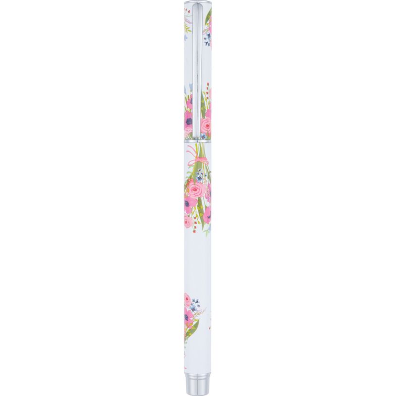 3664447170039-Stylo roller a cartouche Floraison - 5 decors assortis - Oberthur-P_405188856_2-1