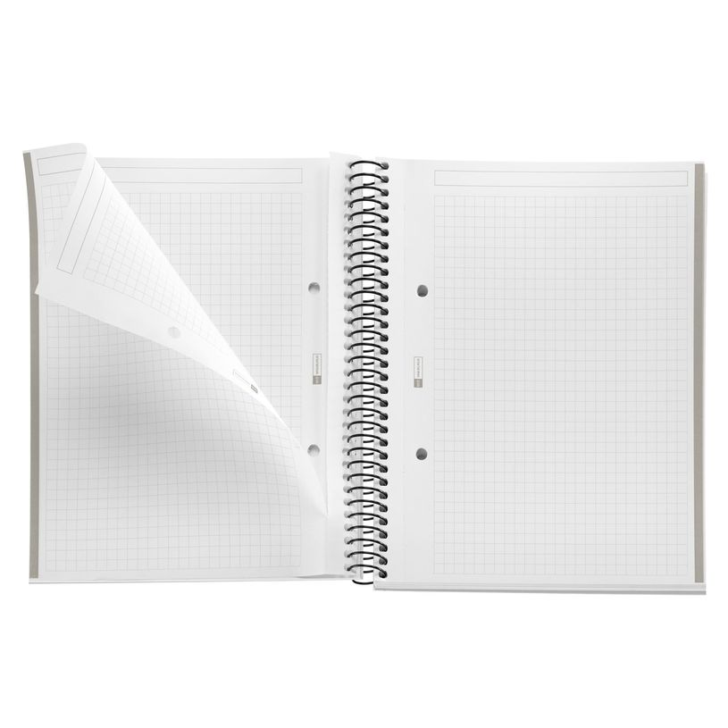 8422593466988-Notebook The Original, Couverture rigide, A5, quadrillage 5x5 mm, 80 feuilles de 1 couleurs, Miquelrius--4