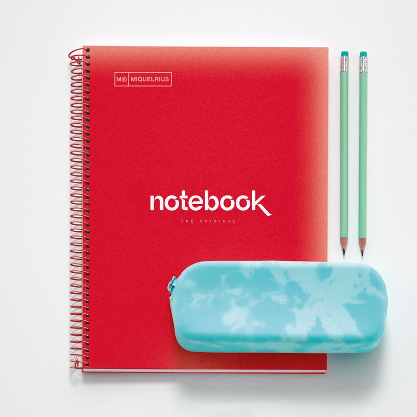 8422593485699-Notebook Emotions, Couverture souple, A4, lignes horizontales 7 mm, 120 feuilles de 5 couleurs, Miquelr--2