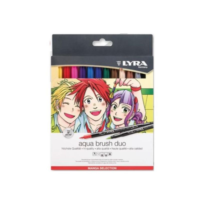 4084900016275-Lyra - 12 feutres Aqua Brush Duo- Manga-P_405189123_1-0