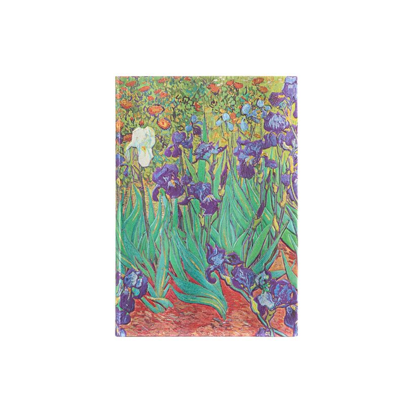 9781439796191-Paperblanks The J. Paul Getty Museum Collection - Carnet d'adresses - reliure cousue et collée - midi - 120 x 180 mm - 144 pages - Les iris de Van Go-P_405189191_1-0