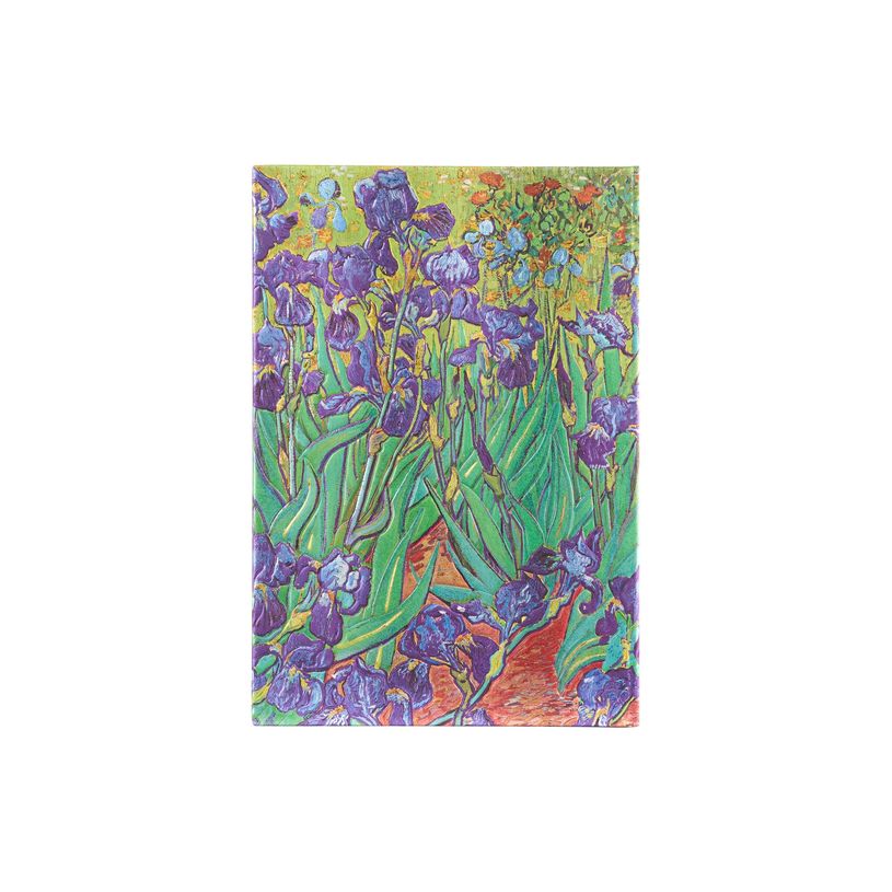 9781439796191-Paperblanks The J. Paul Getty Museum Collection - Carnet d'adresses - reliure cousue et collée - midi - 120 x 180 mm - 144 pages - Les iris de Van Go-P_405189191_4-3