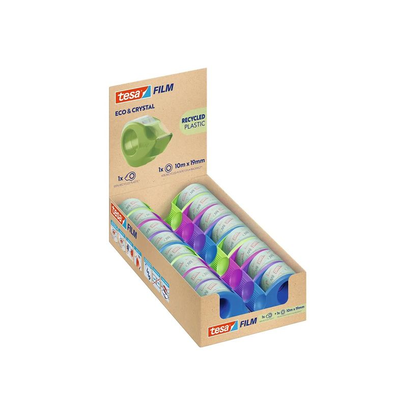 4063565252471-Tesa Film Eco & Crystal - Ruban adhésif - 19 mm x 10 m - transparent-P_405189221_1-0