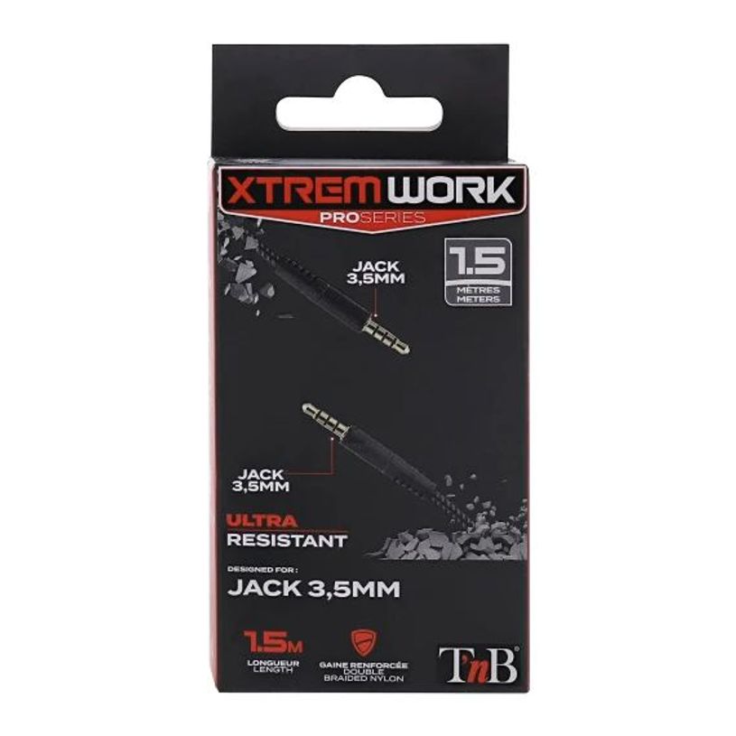 3303170105887-T'nB XTREMWORK ProSeries - Câble Jack vers Jack 3,5 mm (M) - 1.5 m - noir-P_405189231_6-2