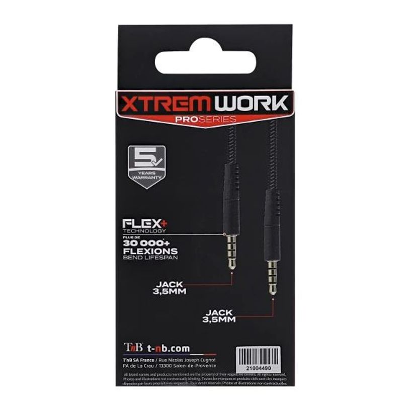 3303170105887-T'nB XTREMWORK ProSeries - Câble Jack vers Jack 3,5 mm (M) - 1.5 m - noir-P_405189231_7-3