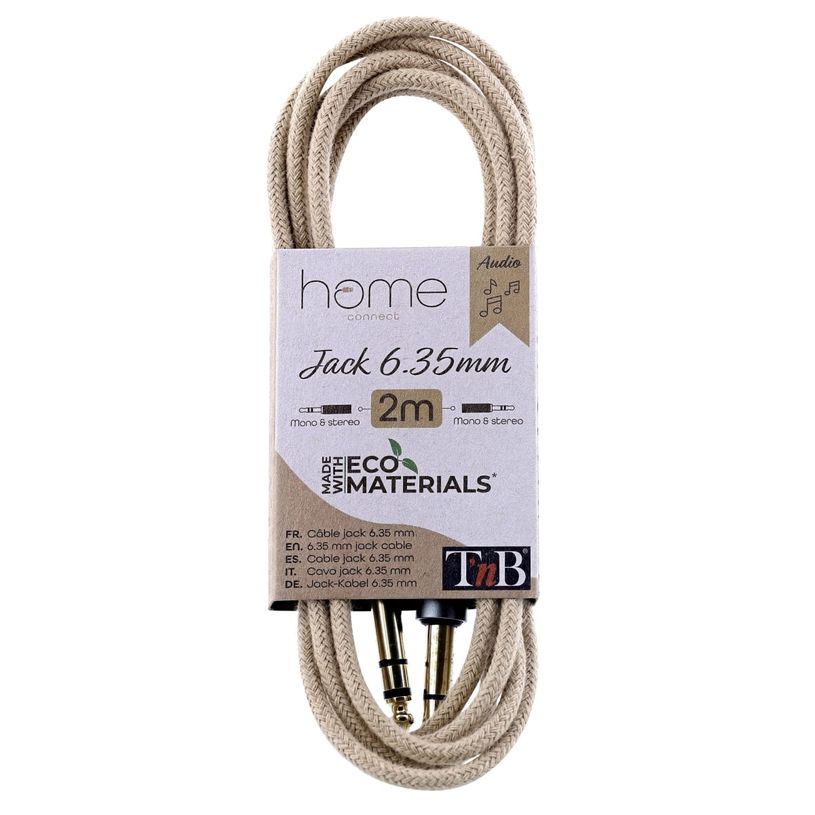 3303170114667-T'nB Rope - Câble jack vers jack - mono - 2 m - brun-P_405189233_5-1