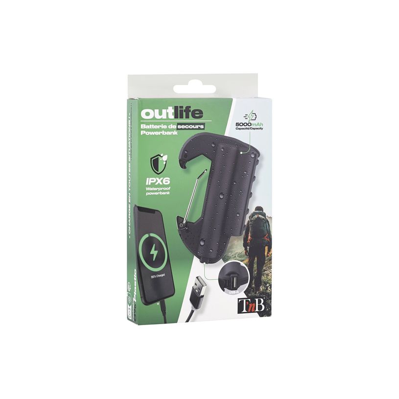 3303170108123-T'nB OUTLIFE - Station de charge - 5000 mAh - Fast Charge (USB) - noir-P_405190566_4-2