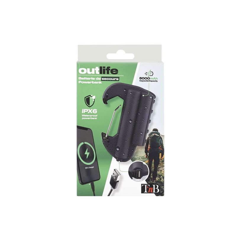 3303170108123-T'nB OUTLIFE - Station de charge - 5000 mAh - Fast Charge (USB) - noir-P_405190566_6-1